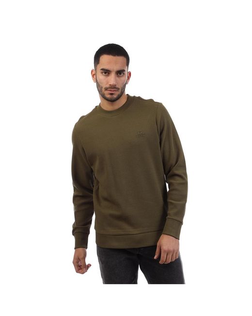 DIESEL Geribbeld Sweatshirt in het Green voor heren
