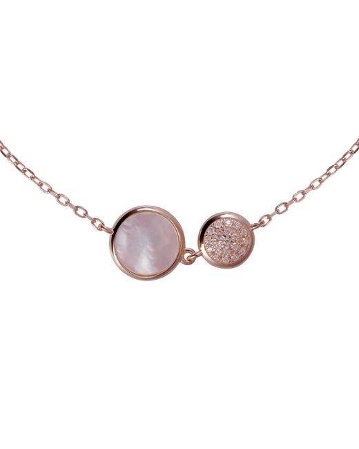 Orphelia Pink 'Anise' 925 Sterling Bracelet