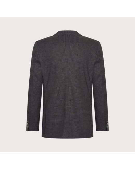 BLUE INDUSTRY Het Micro-Ruit Colbert in het Black voor heren