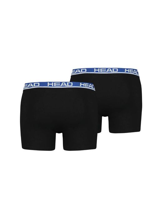 Head Basic Boxer 2P Boxershorts in het Black voor heren