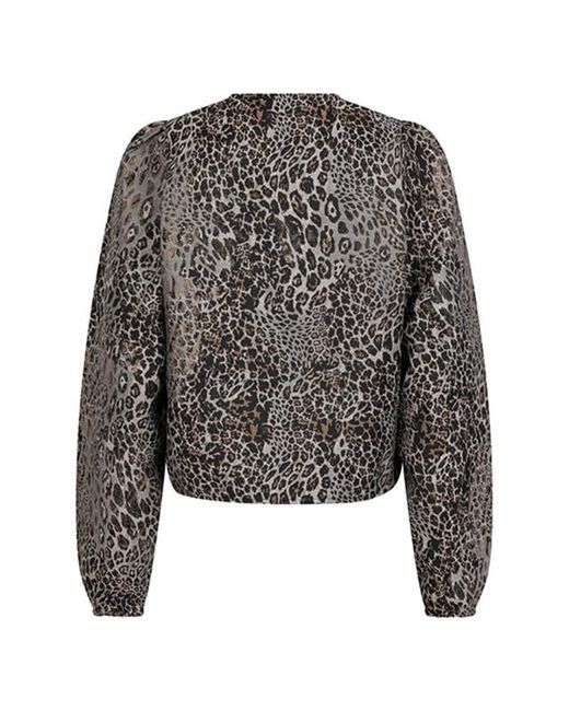 Lofty Manner Blouse Hedda Dessin in het Black