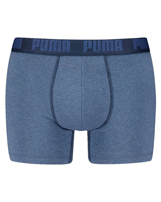 PUMA Basic Boxer 6P Ecom Boxershorts in het Blue voor heren