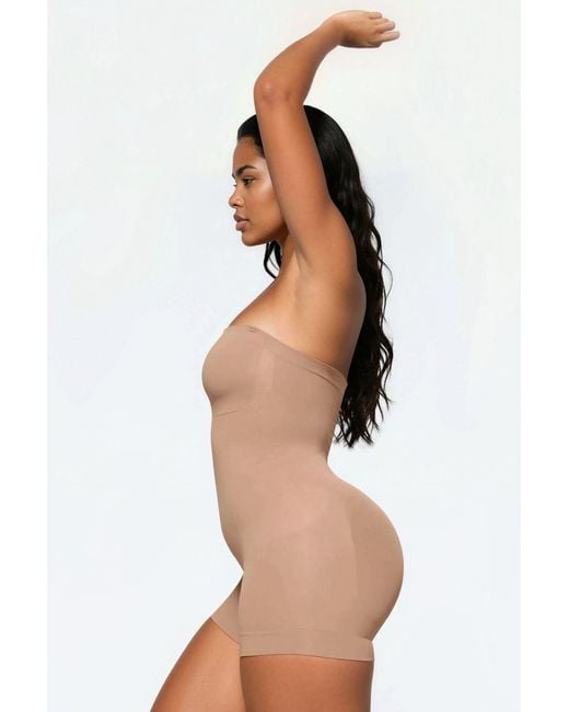 Hiccup Multicolor Premium Seamless Strapless Shaping Bodysuit Shapewear