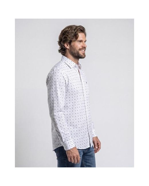 Campbell Casual Overhemd Donker in het Blue voor heren