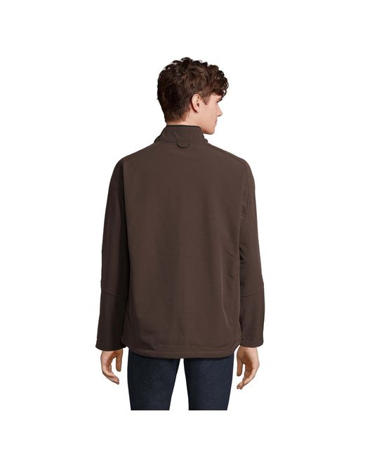 Sol's Relax Soft Shell Jas (Donkere Chocolade) in het Brown voor heren