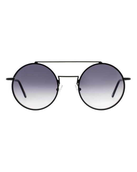 Andy Wolf Black Sunglasses Tati B. F 48 Metal