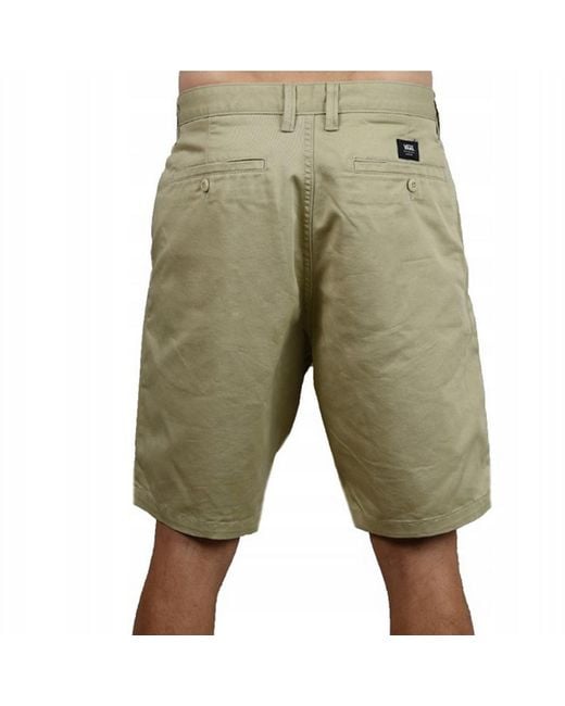 Vans Authentic Stretch Shorts in het Green voor heren