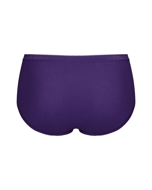 Sloggi Basic+ Midi 3-Pack Boxershorts in het Purple