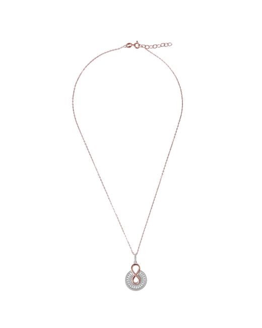 Orphelia Metallic 'Frida' 925 Sterling Chain With Pendant
