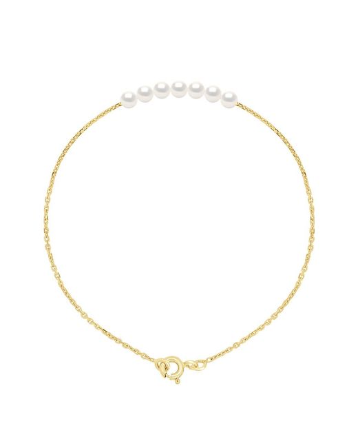 Ateliers Saint Germain Metallic Bracelet Curb Chain Pearls