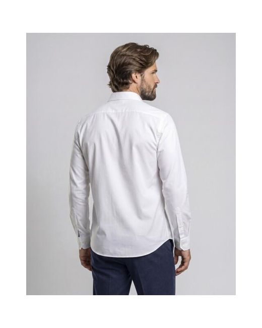 Campbell Casual Overhemd in het White voor heren