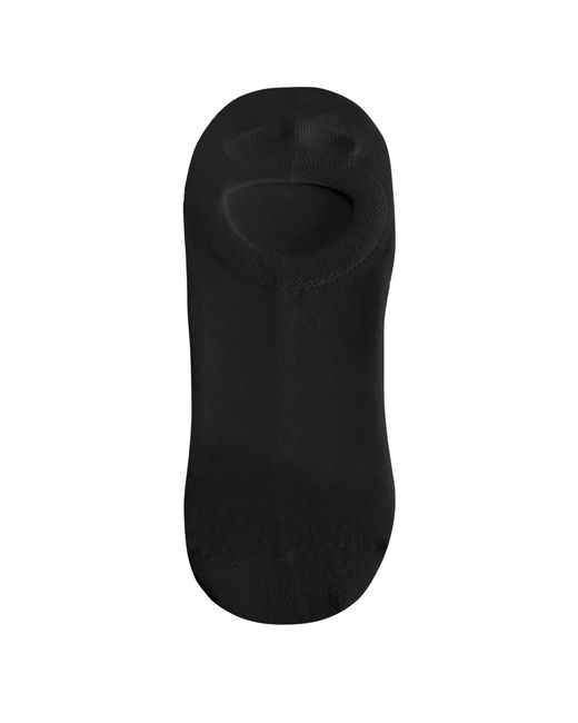 Superga Black Adult Invisible Socks (Pack Of 3)