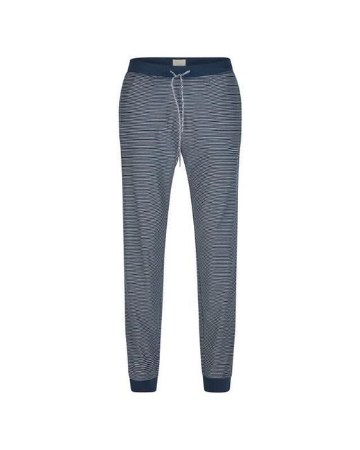 Phil & Co. Berlin Winter Pyjama Set Lang Donker Gestreept in het Blue voor heren