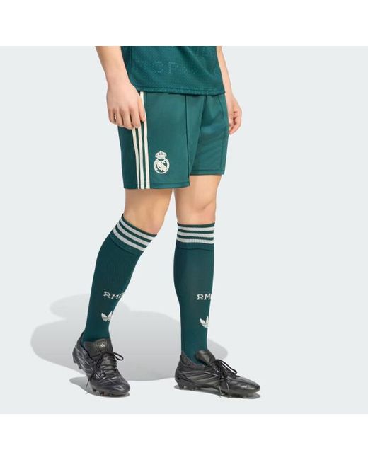 Adidas Real A Sho Wedstrijdbroek Replica Voetbal in het Green voor heren