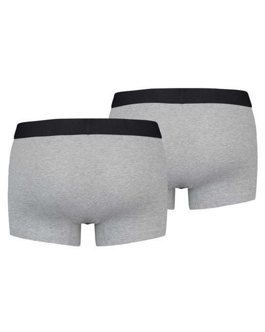 Levi's Levi's Solid Basic Trunk Bio-Boxershorts in Gray für Herren