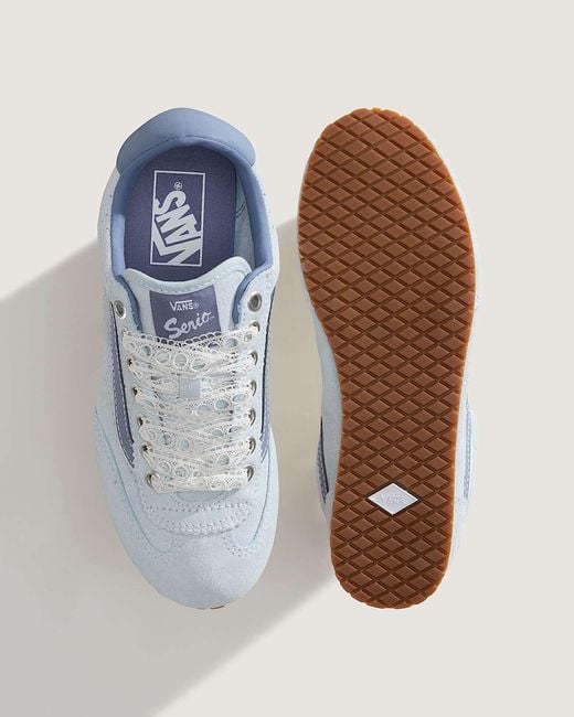 Vans Blue Super Lowpro Wildleder Damen Blaue Sneaker