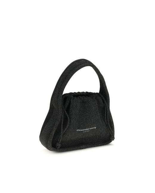 Alexander Wang Black Polyester Handtasche