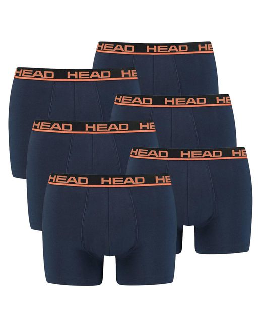 Head Basic Boxer 2P Boxershorts in het Blue voor heren