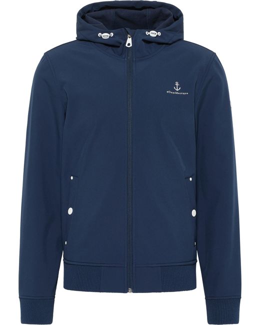 Dreimaster Softshell Blouson 3Master Marine in het Blue voor heren