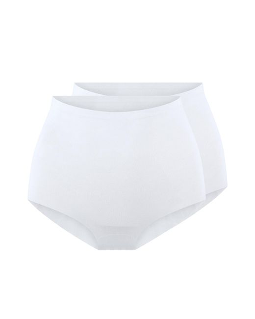 Lingadore 2-Pack Taille Slip in het White