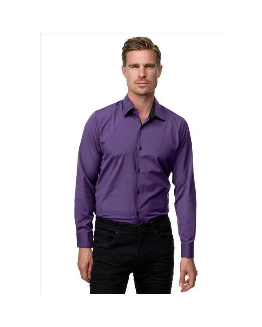 Rusty Neal Overhemd in het Purple voor heren