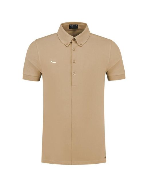 MORSE CODE Polo in het Natural voor heren