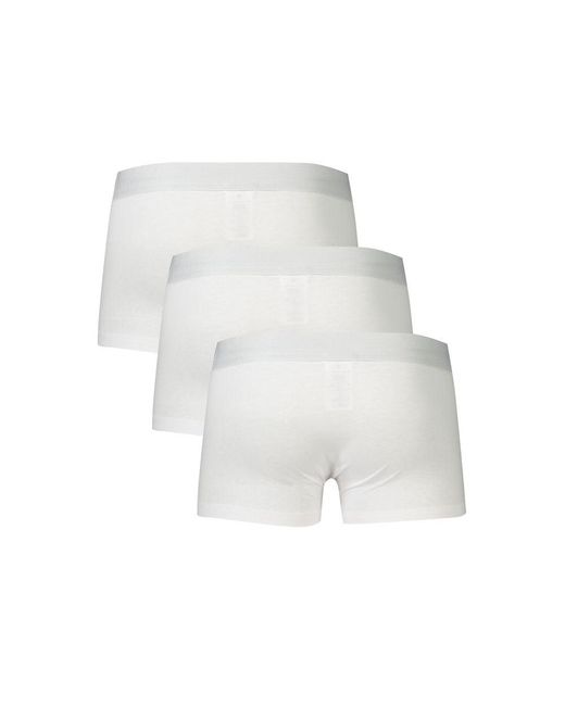 Bikkembergs Witte Polyester Boxershort in het White voor heren