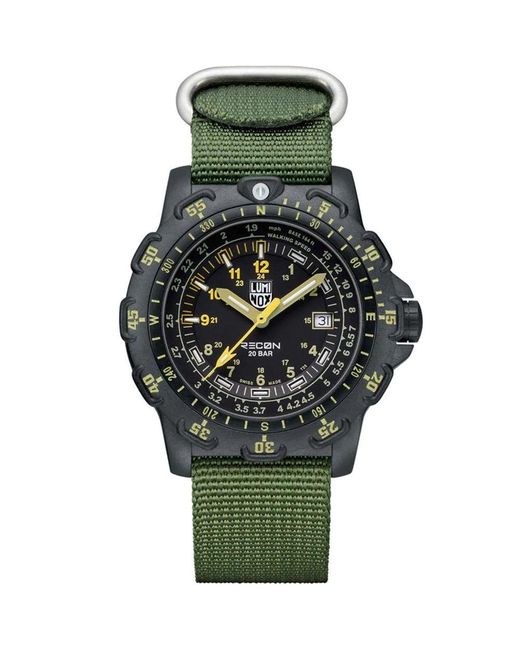 Luminox Green Bicolor Nylon Sport Watch for men