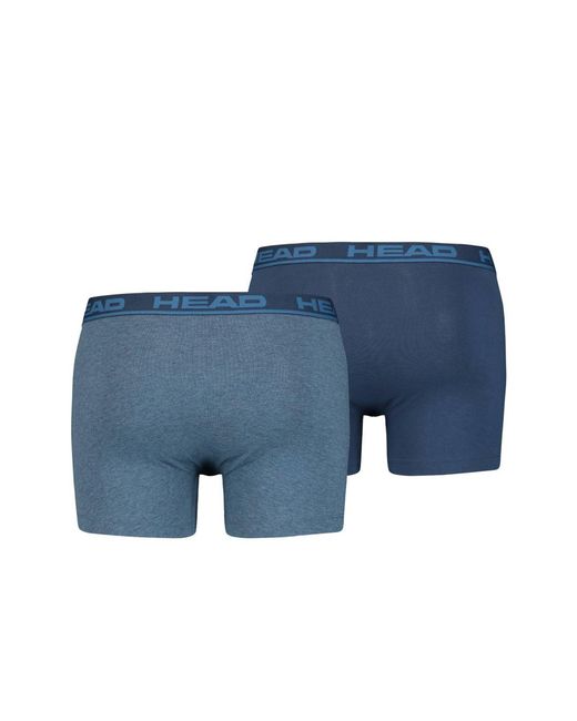 Head Basic Boxer 2P Boxershorts in het Blue voor heren