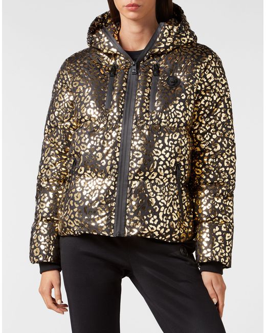 Philipp Plein Jas Leopard in het Multicolor