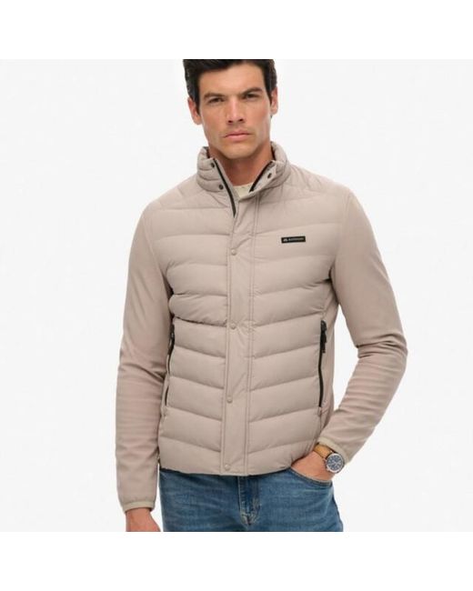 Superdry Storm Popper Softshell Jas in het Natural voor heren
