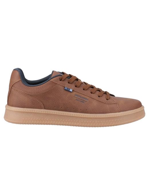 Jack & Jones Brown And Haven Tumble Trainers (Bright) for men