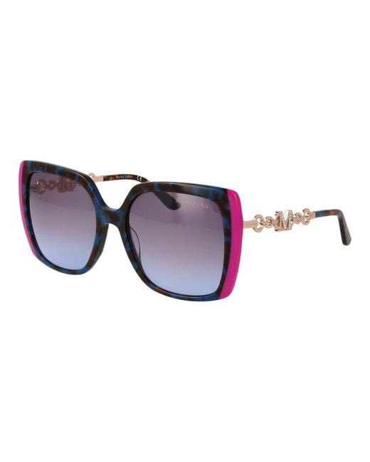Guess Purple By Acetate Sunglasses