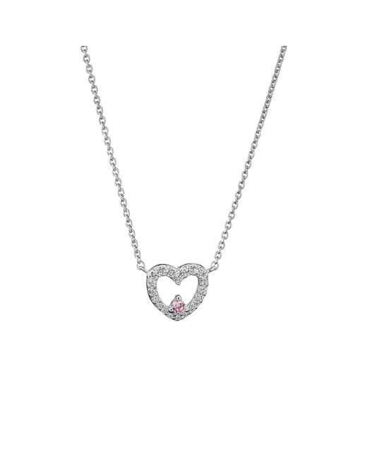 Orphelia Metallic 'Marise' 925 Sterling Necklace