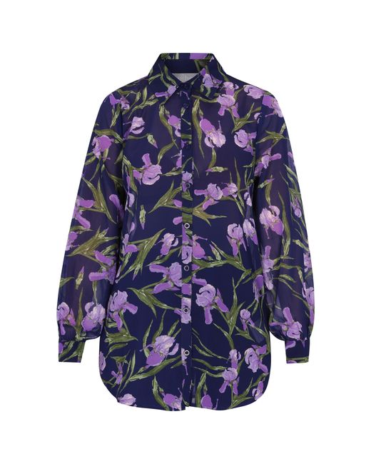 Usha Blouse Blauw in het Blue