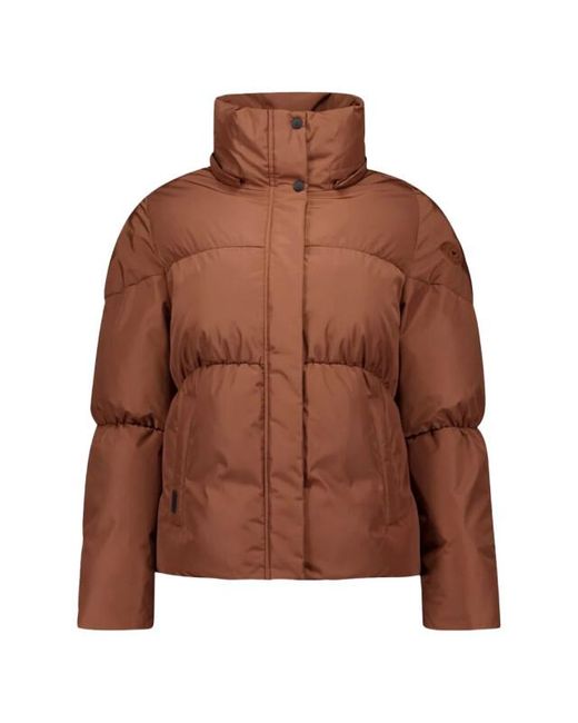 Airforce Maya Puffer Jacket Tottoise Shell in het Brown