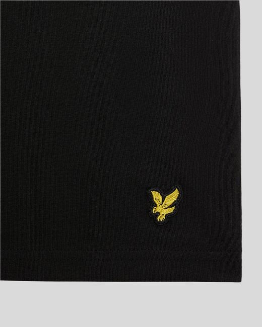 Lyle & Scott Basic 3-Pack T-Shirt in het Black voor heren