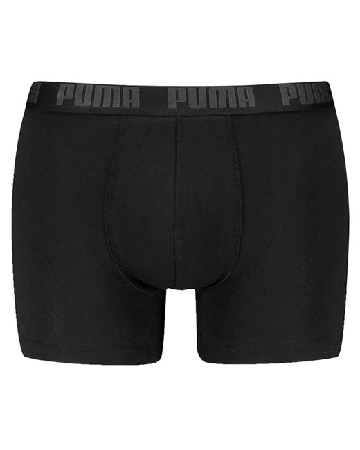 PUMA Basic Boxer 6P Ecom Boxershorts in het Black voor heren