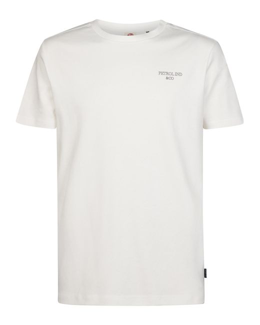 Petrol Industries T-Shirt Met Print Zimmer in het White voor heren