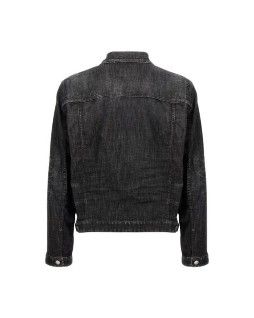 DSquared² Boxy Jean Denim Jacket in het Black voor heren
