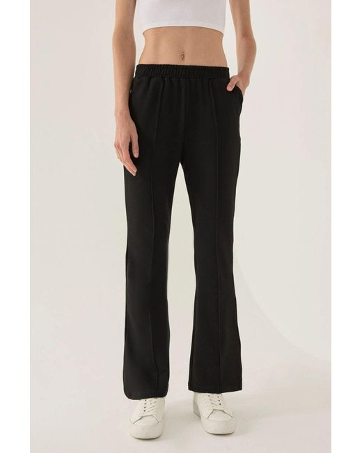 Hiccup Black Flare Sweatpants