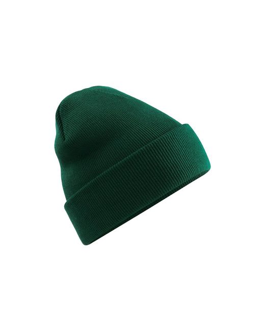 BEECHFIELD® Green "Original" Mütze Mit Bündchen (Flaschengrün)
