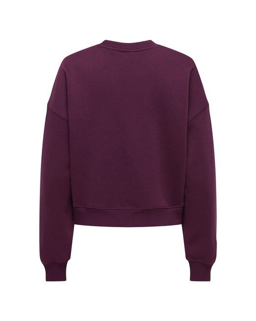 ONLY Sweater in het Purple