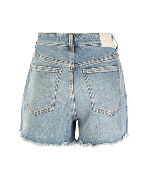 Gas Warme Damesshort in het Blue