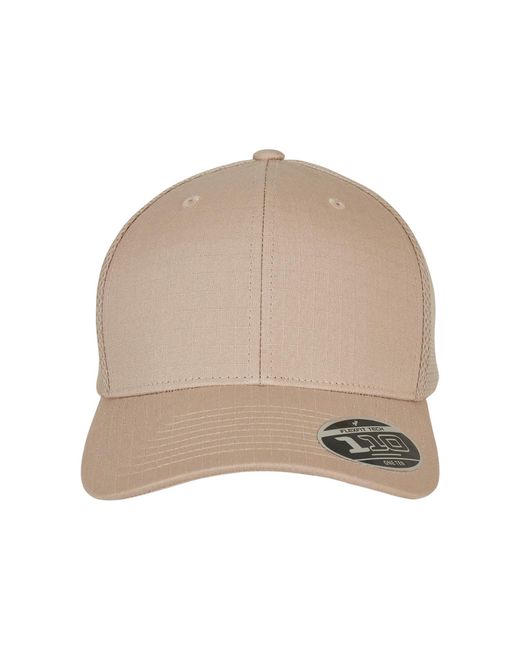 Flexfit Natural Baseball-Mütze Netzmaterial