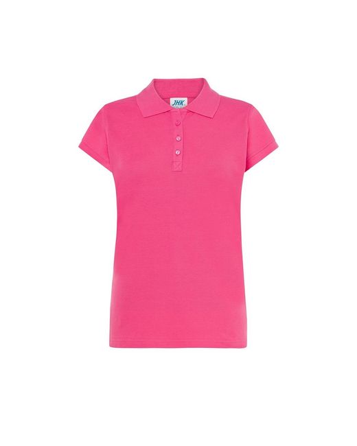 JHK Regular Poloshirt (Azalea) in het Pink