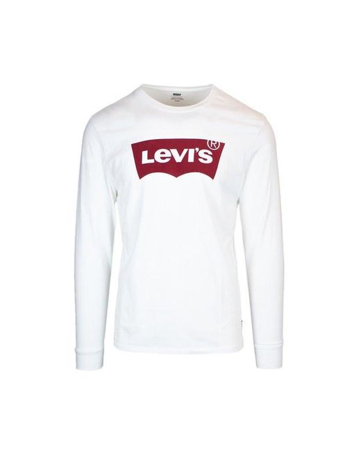 Levi's T-Shirt in het White voor heren
