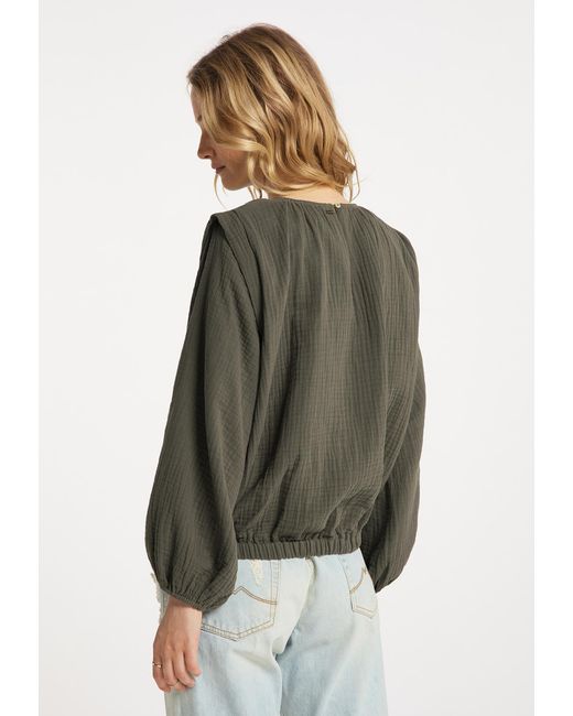 Dreimaster Blouse in het Green