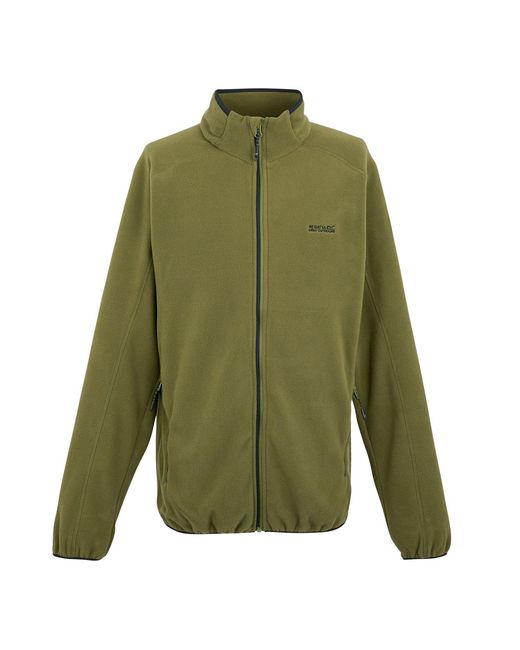 Regatta Green Hadfield Full Zip Fleece Jacket (Nephrite) for men