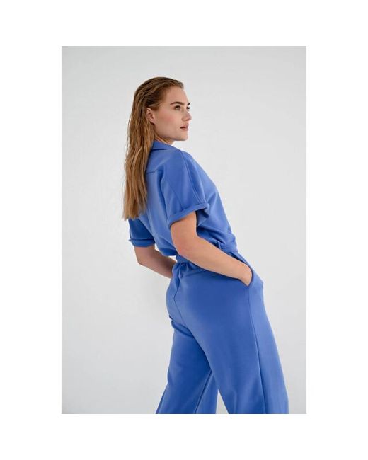 Maicazz Su26.M30.001 Suitte-Jumpsuit Iris in het Blue